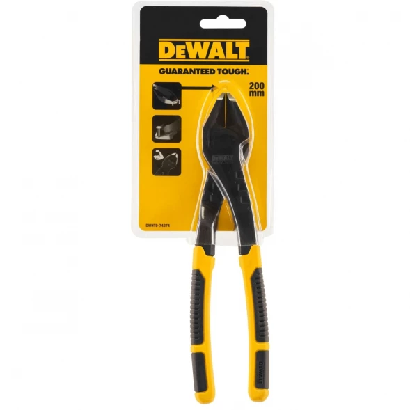 Кусачки диагональные DEWALT DWHT0-74274, 20 см, рез до 6 мм