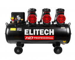 Безмасляный малошумный компрессор Elitech HD ACF 900-160S 