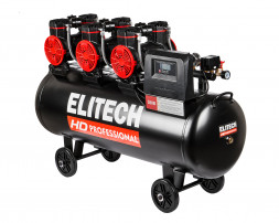 Безмасляный малошумный компрессор Elitech HD ACF 900-160S 
