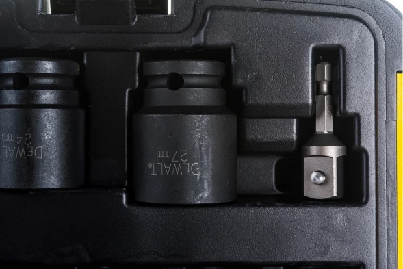 Набор торцевых головок DEWALT EXTREME IMPACT DT7507, 9 предметов в боксе
