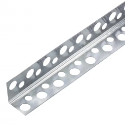 Уголок перфорированный алюминиевый 20х20 мм, 3 м