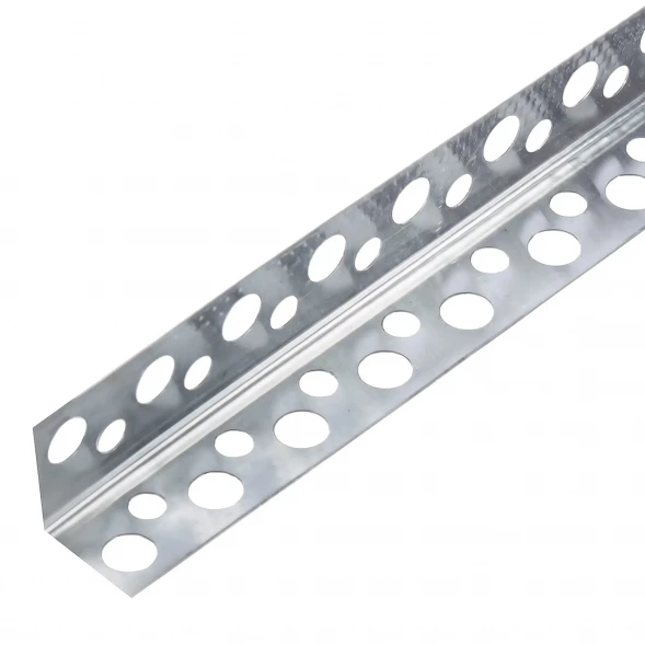 Уголок перфорированный алюминиевый 20х20 мм, 3 м