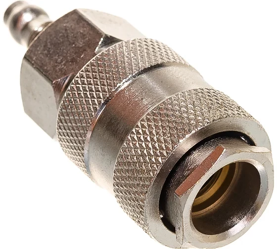 Переходник рапид – ёлочка 6 мм с обжимным кольцом 6-11 мм Elitech 0704.018200