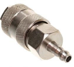 Переходник рапид – ёлочка 6 мм с обжимным кольцом 6-11 мм Elitech 0704.018200