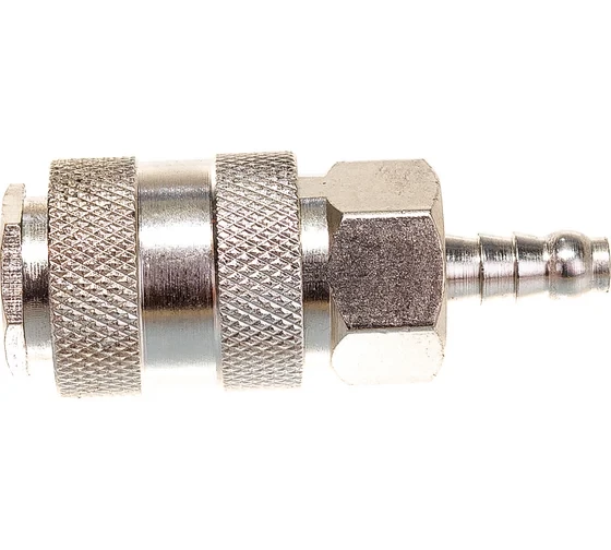 Переходник рапид – ёлочка 6 мм с обжимным кольцом 6-11 мм Elitech 0704.018200