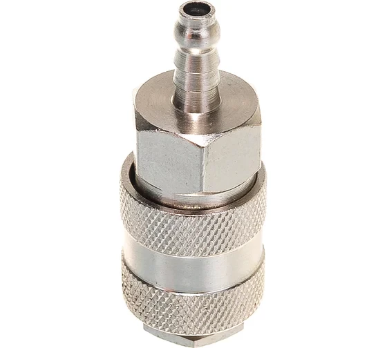 Переходник рапид – ёлочка 6 мм с обжимным кольцом 6-11 мм Elitech 0704.018200