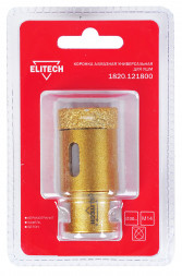 Коронка алмазная (30 мм; М14) ELITECH 1820.121800