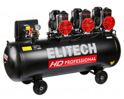 Безмасляный малошумный компрессор Elitech HD ACF 900-200S 