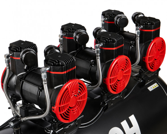 Безмасляный малошумный компрессор Elitech HD ACF 900-200S 