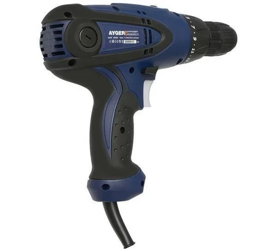 Дрель-шуруповерт сетевой AYGER AES650