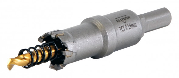 Коронка по металлу твердосплавная 19 мм ELITECH 1820.138000