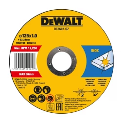 Диск отрезной DEWALT DT3507, 125x1 по металлу, 10 шт.