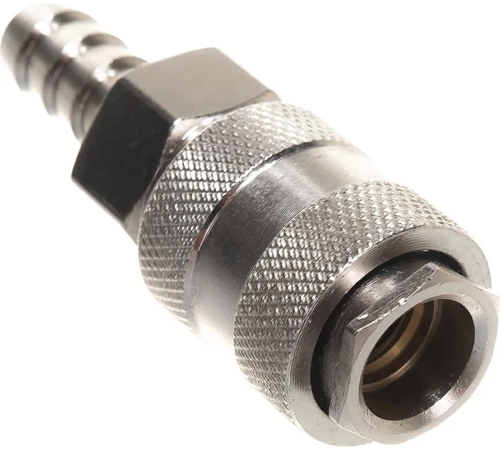 Переходник рапид – ёлочка 10 мм с обжимным кольцом 10-15 мм Elitech 0704.018400