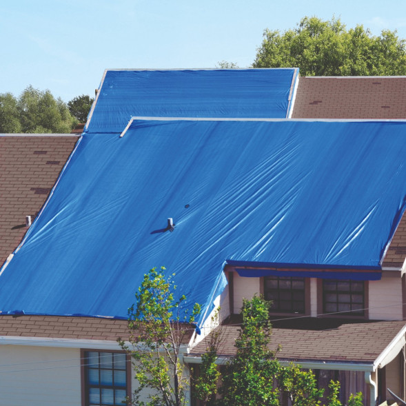 Тент полиэтиленовый Polinet 80, 4х10 м, 80 гр/м2 