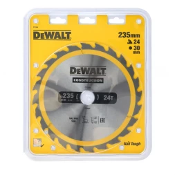 Диск пильный по дереву DEWALT CONSTRUCTION DT1954, 235х30х1.7 мм 