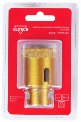 Коронка алмазная (38 мм; М14) ELITECH 1820.122100