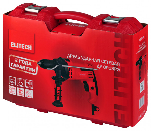 Ударная дрель Elitech ДУ 0913РЭ E2201.034.01