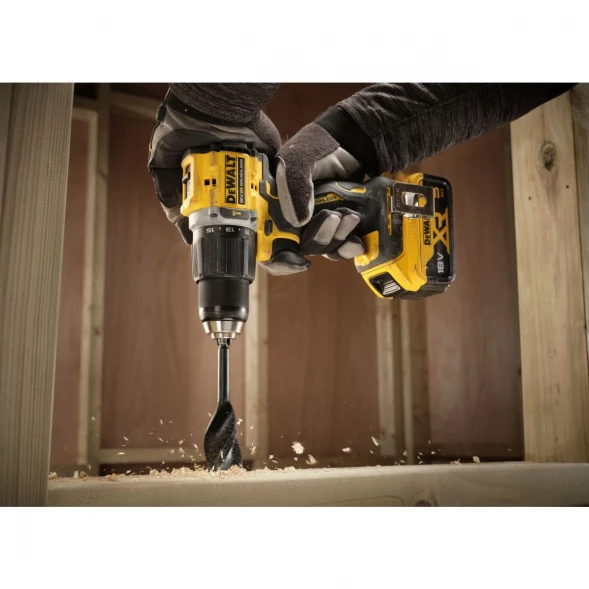 Ударная дрель-шуруповерт DEWALT DCD799P2T, 18 В, 1650 об/мин, 28050 уд/мин, с 2 АКБ 5 Ач и ЗУ, в кейсе TSTAK (DCD799P2T-QW)