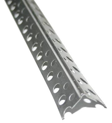 Уголок стальной оцинкованный перфорированный, 31мм х 31мм х 3м