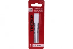 Сверло по металлу Trigger 73230 Р6М5 3,0 мм (уп. 2 шт.)