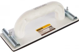 Брусок для шлифовальной бумаги Biber 70853 с зажимом 80х230 мм