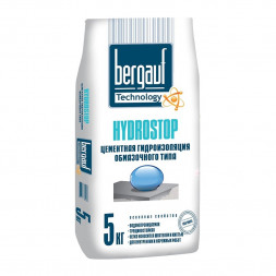 Гидроизоляция цементная обмазочного типа Bergauf Hydrostop, 5 кг