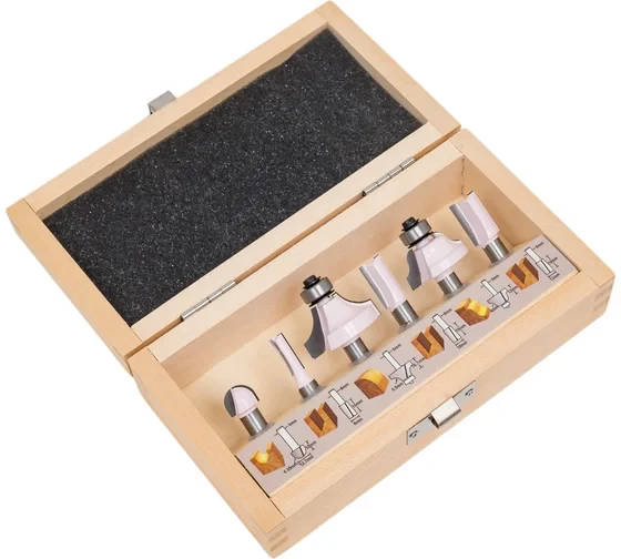 Набор фрез (6 шт.; хвостовик 8 мм) Makita D-53540