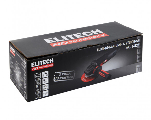Шлифмашина угловая Elitech HD AG 1412E (E2213.050.00) 