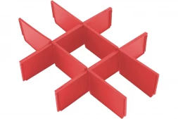 Разделительные планки для ящика Milwaukee PACKOUT с 3-мя выдвижными отсеками 