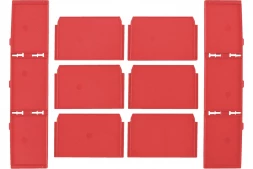 Разделительные планки для ящика Milwaukee PACKOUT с 3-мя выдвижными отсеками 