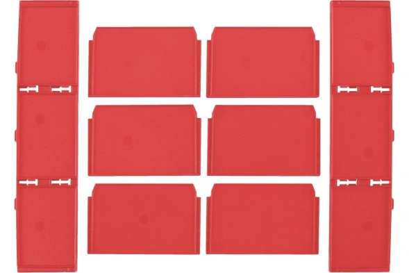 Разделительные планки для ящика Milwaukee PACKOUT с 3-мя выдвижными отсеками 