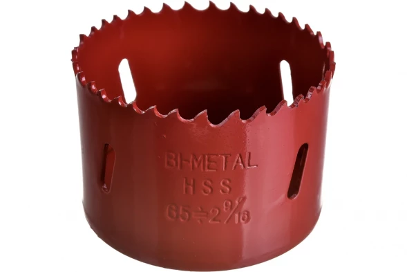 Коронка пильная биметаллическая 65 мм Elitech 1820.062000