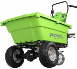 Тележка садовая самоходная 106 л G-MAX 40V Greenworks G40GC