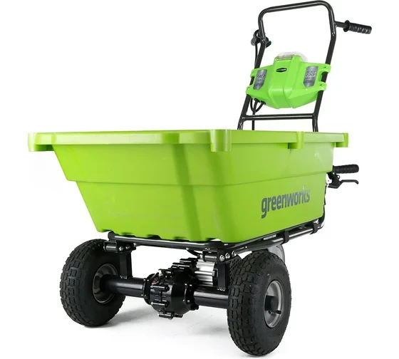 Тележка садовая самоходная 106 л G-MAX 40V Greenworks G40GC