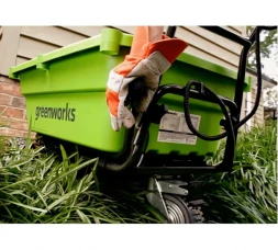 Тележка садовая самоходная 106 л G-MAX 40V Greenworks G40GC