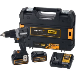 Ударная дрель-шуруповерт DEWALT McLaren Limited Edition DCD85MP2T, 18 В, 2000 об/мин, с 2 АКБ 5 Ач и ЗУ, в кейсе TSTAK (DCD85MP2T-QW)