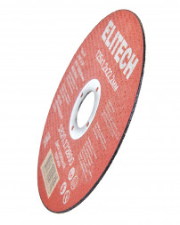 Диск отрезной прямой, ф125x1.2x22.2 мм, для металла, нерж.стали Elitech 1820.172800