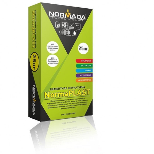 Цементно-известковая штукатурка NormaPlast NORMADA