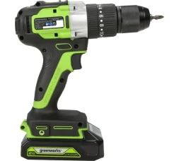 Шуруповерт аккумуляторный Ударный 24V Greenworks GD24DD60 с АКБ 2АЧ и ЗУ