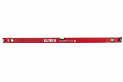 Уровень пузырьковый Elitech 120 см, магнитный, 3 глазка 320105