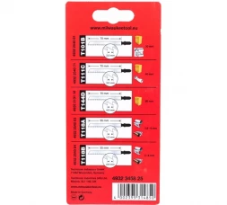 Полотна для лобзика по дереву и металлу Milwaukee, 5 шт. 