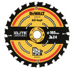 Пильный диск по дереву DEWALT DT10400, 165х20х1.65 мм (DT10400-QZ)