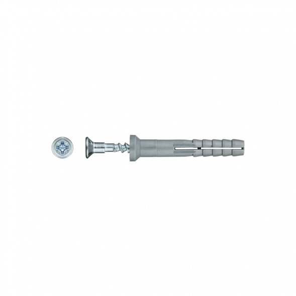 Дюбель-гвоздь Tech-Krep SM-L со стальным гвоздем с потайным бортиком 8х120 мм