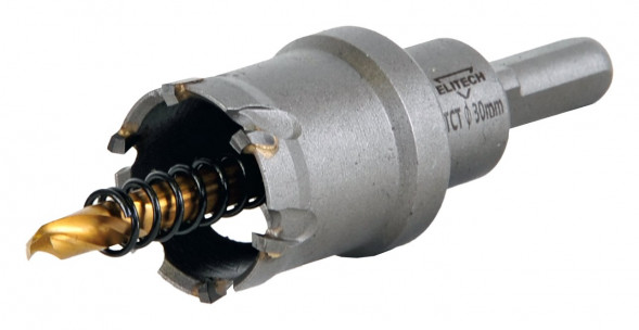 Коронка по металлу твердосплавная 30 мм ELITECH 1820.138800