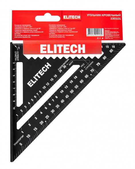 Угольник кровельный 180 мм Elitech 330101