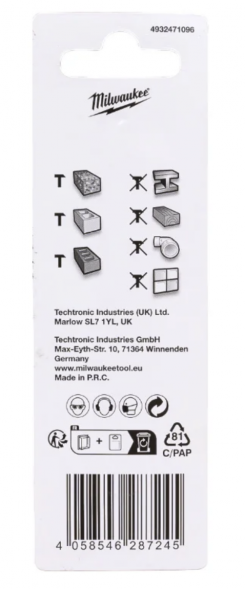 Сверло по мультиматериалам Milwaukee (6x100 мм; хвостовик HEX) 