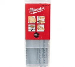Полотно по дереву T244D Milwaukee (25 шт; 75 мм) для лобзика 