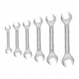 Ключи гаечные Biber 90622 рожковые 8-24 мм 6 шт.