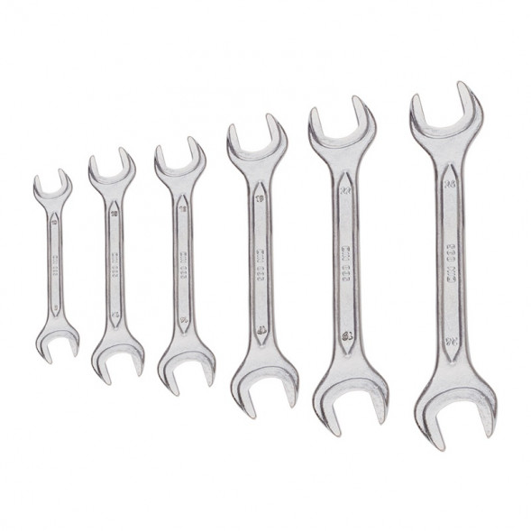 Ключи гаечные Biber 90622 рожковые 8-24 мм 6 шт.