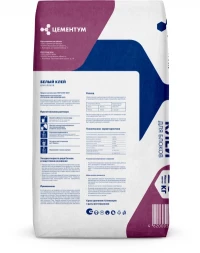 Белый клей для блоков Цементум, 20 кг